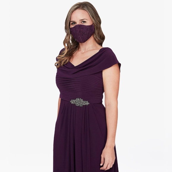 Alex Evenings Cowl-Neck A-Line Women’s Dress - 6/8 - Picture 3 of 17